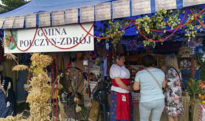 DOŻYNKI POWIATOWE - UDANA PROMOCJA GMINY POŁCZYN-ZDRÓJ!