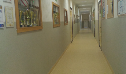 Wyremontowany korytarz