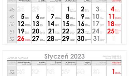 kalendarz z logo Szwajcarii Połczyńskiej