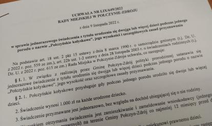 fragment uchwały