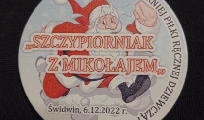 Szczypiorniak z Mikołajem- medal