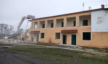 Stadion w Połczynie-Zdroju- remont