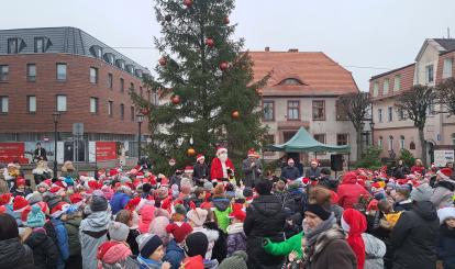 Mikołaj na Placu Wolności w Połczynie-Zdroju!