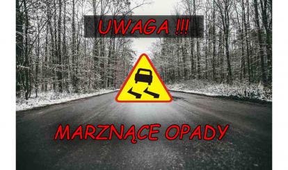 OSTRZEŻENIE METEOROLOGICZNE 26 STYCZNIA 2023 R. UWAGA! MARZNĄCE OPADY!