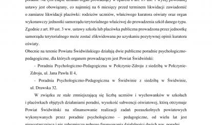 Uchwała intencyjna likwidacja PPP Połczyn-Zdrój