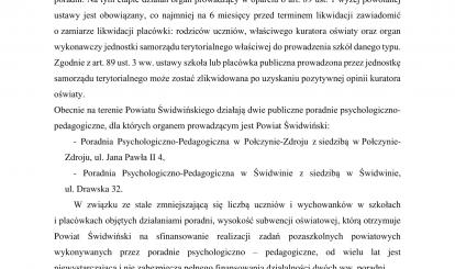 Uchwała intencyjna likwidacja PPP Połczyn-Zdrój