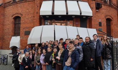 Uczniowie Szkoły Podstawowej z Bolkowa, wizyta w Planetarium w Toruniu