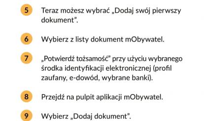 mLegitymacja, czyli elektroniczna legitymacja emeryta i rencisty w Twoim telefonie- ulotka