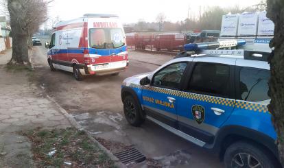 Interwencja służb na ul. Młyńskiej