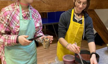 Zajęcia „na kuchni” najstarszych uczniów Jedynki