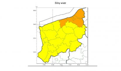 OSTRZEŻENIE METEOROLOGICZNE 17-19 LUTY 2023 UWAGA! BARDZO SILNY WIATR!