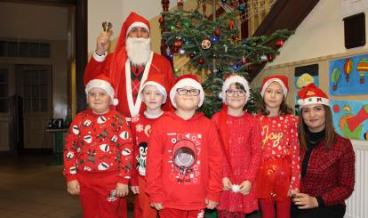 Wizyta Mikołaja w kl. I