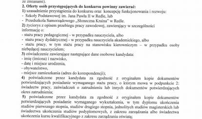 Burmistrz Połczyna-Zdroju ogłasza konkursy na stanowiska dyrektorów 