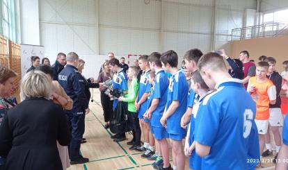 X Turniej Halowej Piłki Nożnej o Puchar Komendanta Powiatowego Policji w Świdwinie