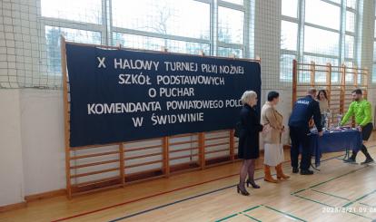 X Turniej Halowej Piłki Nożnej o Puchar Komendanta Powiatowego Policji w Świdwinie