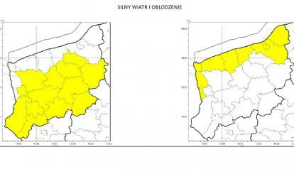 OSTRZEŻENIE METEOROLOGICZNE 10-11MARCA 2023 