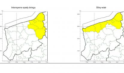 PROGNOZA NIEBEZPIECZNYCH ZJAWISK METEOROLOGICZNYCH 10-14 MARCA 2023