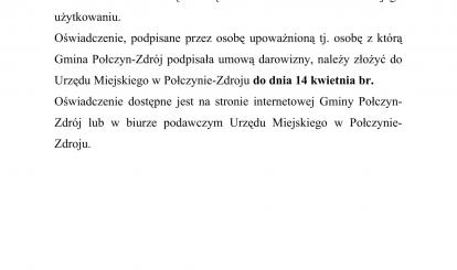 „Granty PPGR”- złóż oświadczenie