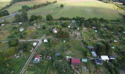 Działki ogrodnicze w Połczynie-Zdroju z lotu ptaka