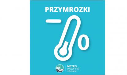 UWAGA! MOŻLIWE PRZYMROZKI