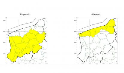 OSTRZEŻENIE METEOROLOGICZNE 26.04-27.04.2023