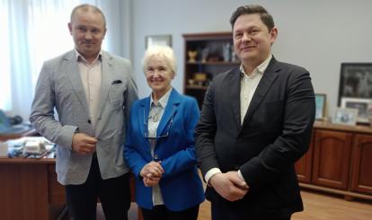 Spotkanie u Burmistrza Sebastiana Witka