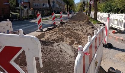 Wykop przy ul. Kolejowej