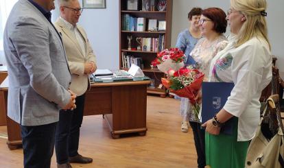 Moment wręczenia nominacji