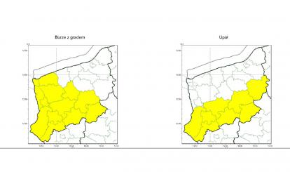 OSTRZEŻENIE METEOROLOGICZNE 20-21.06.2023 R.