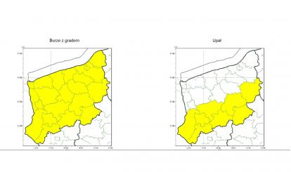 OSTRZEŻENIE METEOROLOGICZNE 20-21.06.2023 R.