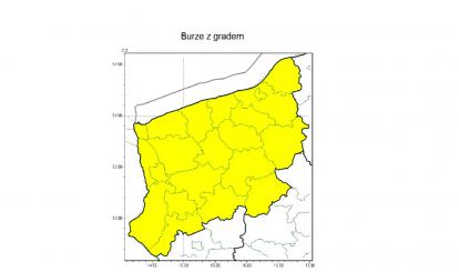 OSTRZEŻENIE METEOROLOGICZNE 21.06-24.06.2023 R.