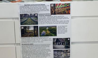 Wystawa w niemieckim biurze podróży Schubert Touristik w Auchersloben