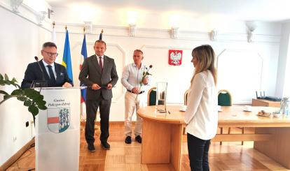 Spotkanie w Ratuszu i wręczenie aktów nadania stopnia nauczyciela mianowanego przez Burmistrza Połczyna-Zdroju