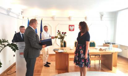 Spotkanie w Ratuszu i wręczenie aktów nadania stopnia nauczyciela mianowanego przez Burmistrza Połczyna-Zdroju