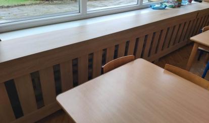 Wymiana osłon grzejnikowych w salach dydaktycznych