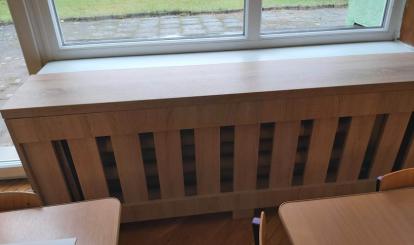 Wymiana osłon grzejnikowych w salach dydaktycznych