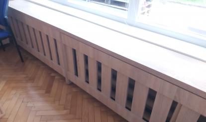 Wymiana osłon grzejnikowych w salach dydaktycznych