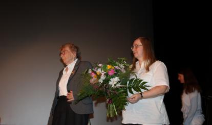 Alodia Witaszek wraz z siostrzenicą