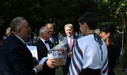 Wręczenie pamiątek i upominków dla Chóru Stavros