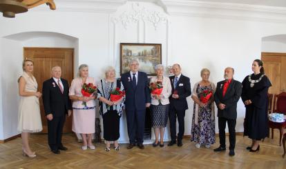 Jubileusz 50-lecia Pożycia Małżeńskiego- wspólne zdjęcie