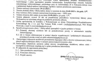 Zaproszenie do złożenia oferty Rynkowa 6