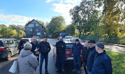 Odbiór inwestycji na ulicy Kolejowej