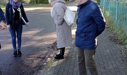 Odbiór inwestycji na ulicy Kolejowej