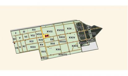Schemat Cmentarza Komunalnego w Połczynie-Zdroju