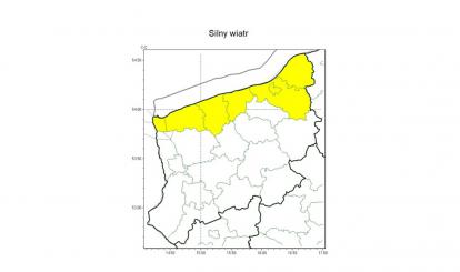 OSTRZEŻENIE METEOROLOGICZNE 19-20.10.2023 R. MOŻLIWY SILNY WIATR
