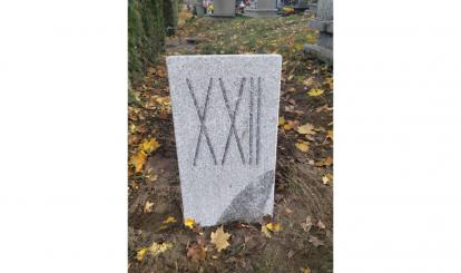 Oznakowanie na Cmentarzu Komunalnym w Połczynie-Zdroju