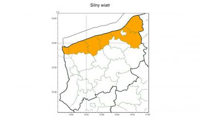 OSTRZEŻENIE METEOROLOGICZNE 12.10-16.10.2023 R. MOŻLIWY SILNY WIATR
