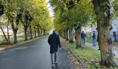 Odbiór inwestycji na ulicy Kolejowej