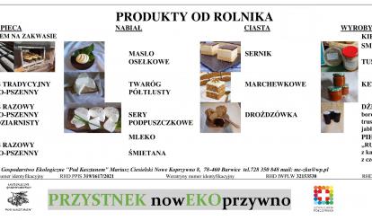 PRZYSTNEK nowEKOprzywno- baner z produktami