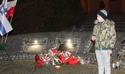 Uroczyste odsłonięcie pamiątkowej tablicy poświęconej Leo Levy’emu